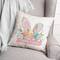 Happy Easter Banner 18" x 18" Throw Pillow